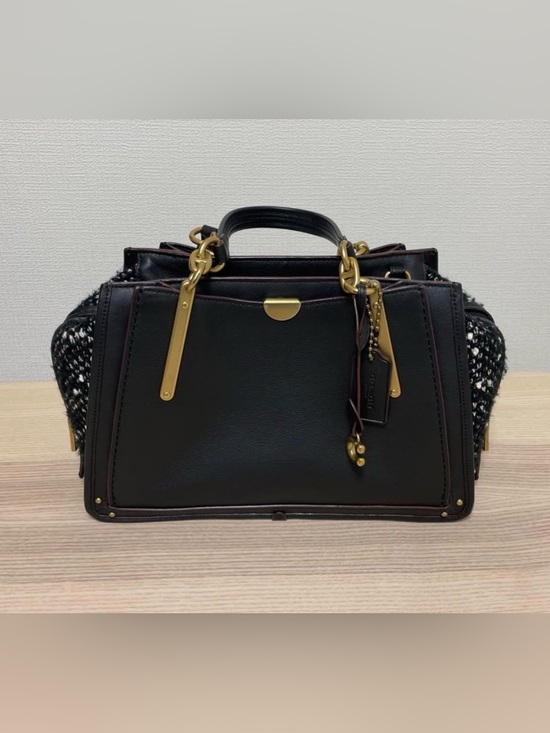 Coach Handbags - Coach Dreamer 24 Leather Tweed Satchel EUC (no crossbody)